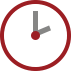 時計盤14時00分