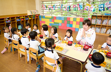 給食の様子